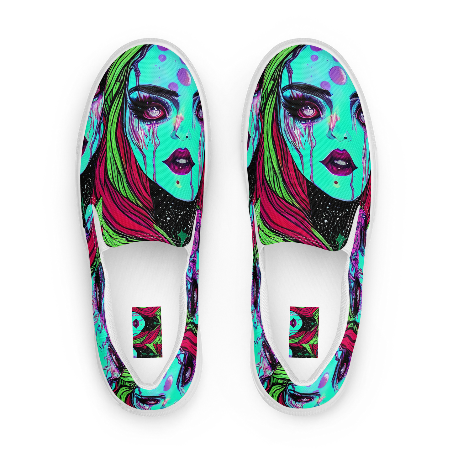 Women's Slip-On Canvas Shoes - Luminous Nightfall