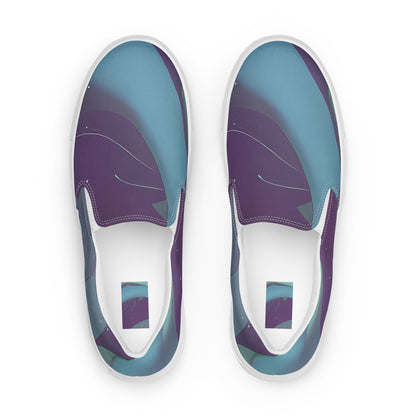 Men's Slip-On Canvas Shoes - Ethereal Dreamscape