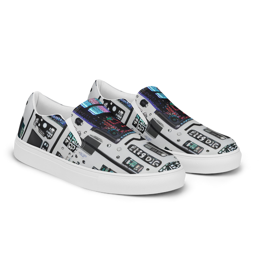 Women's Slip-On Canvas Shoes - Wired Wonders