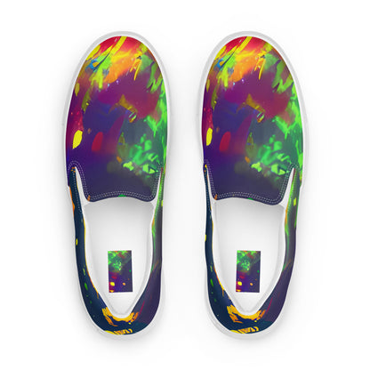 Men's Slip-On Canvas Shoes - Hypercolor Oasis