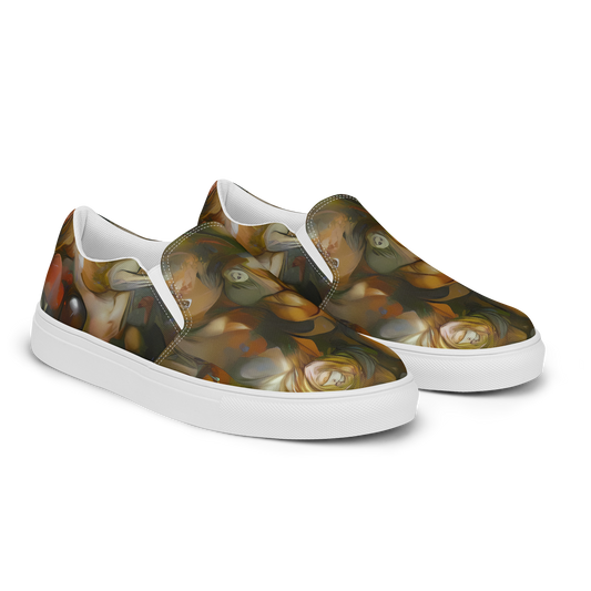 Women's Slip-On Canvas Shoes - Cryptic Canvas