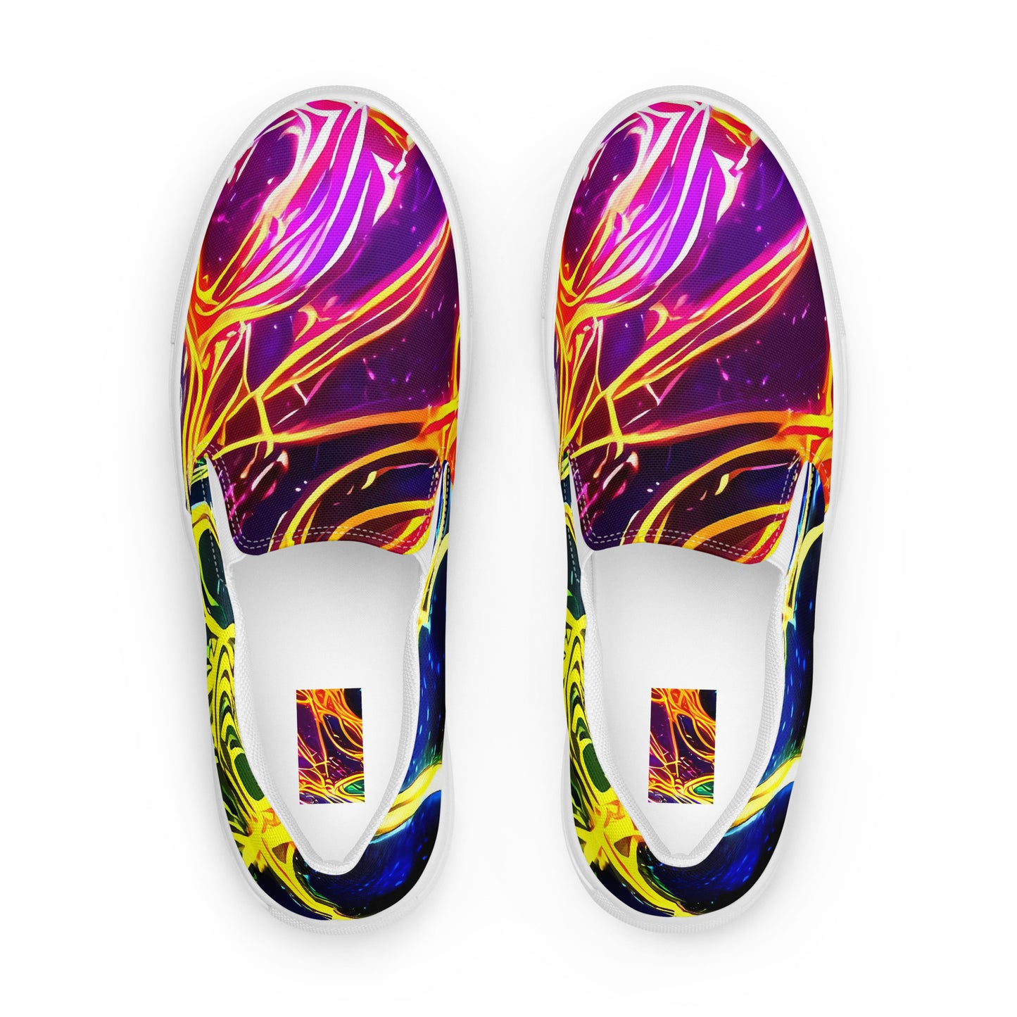 Men's Slip-On Canvas Shoes - Dancing in the Ether