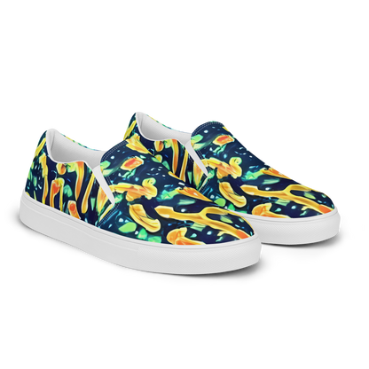 Women's Slip-On Canvas Shoes - Vortex Glow