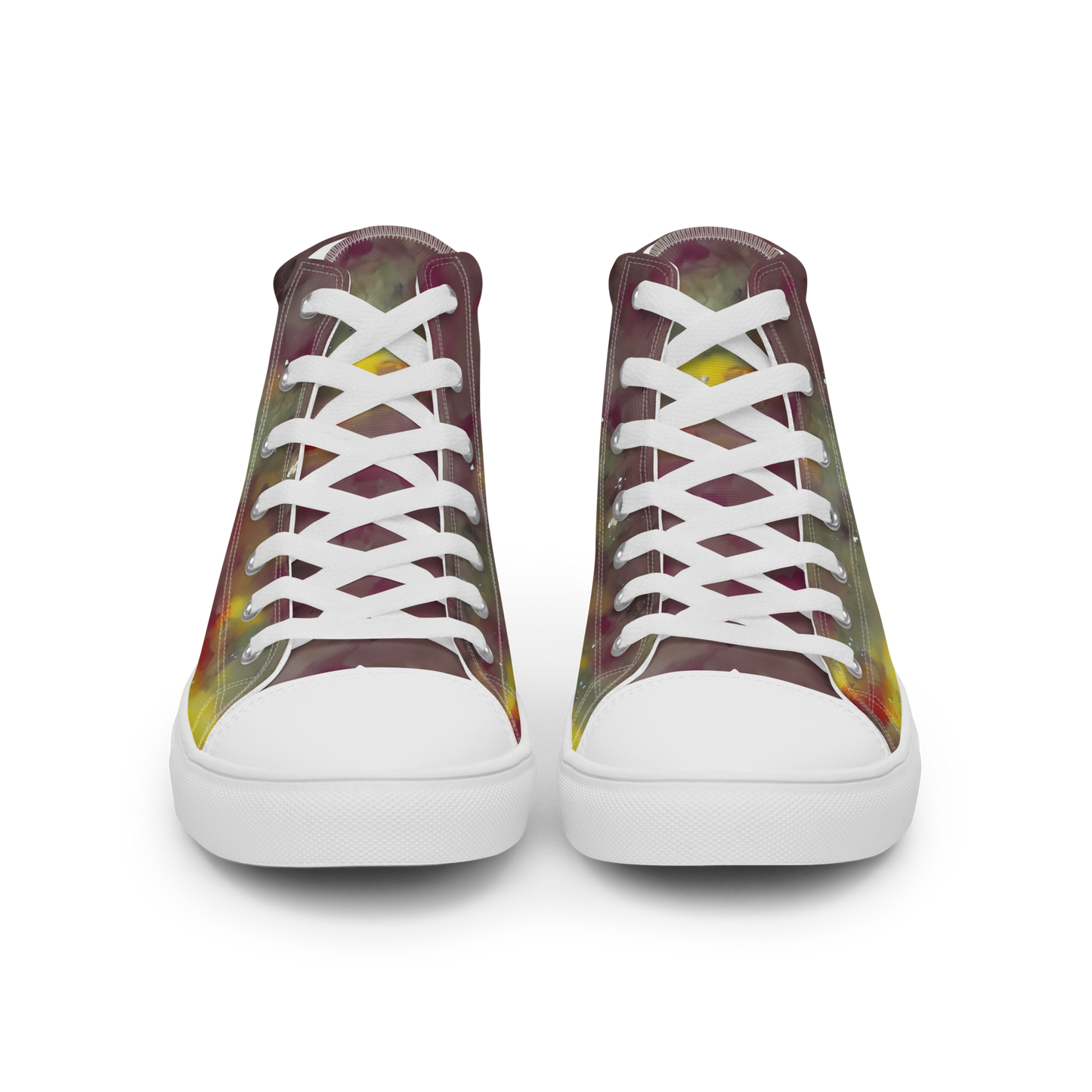 Women's High Top Canvas Shoes - Whispers of Autumn