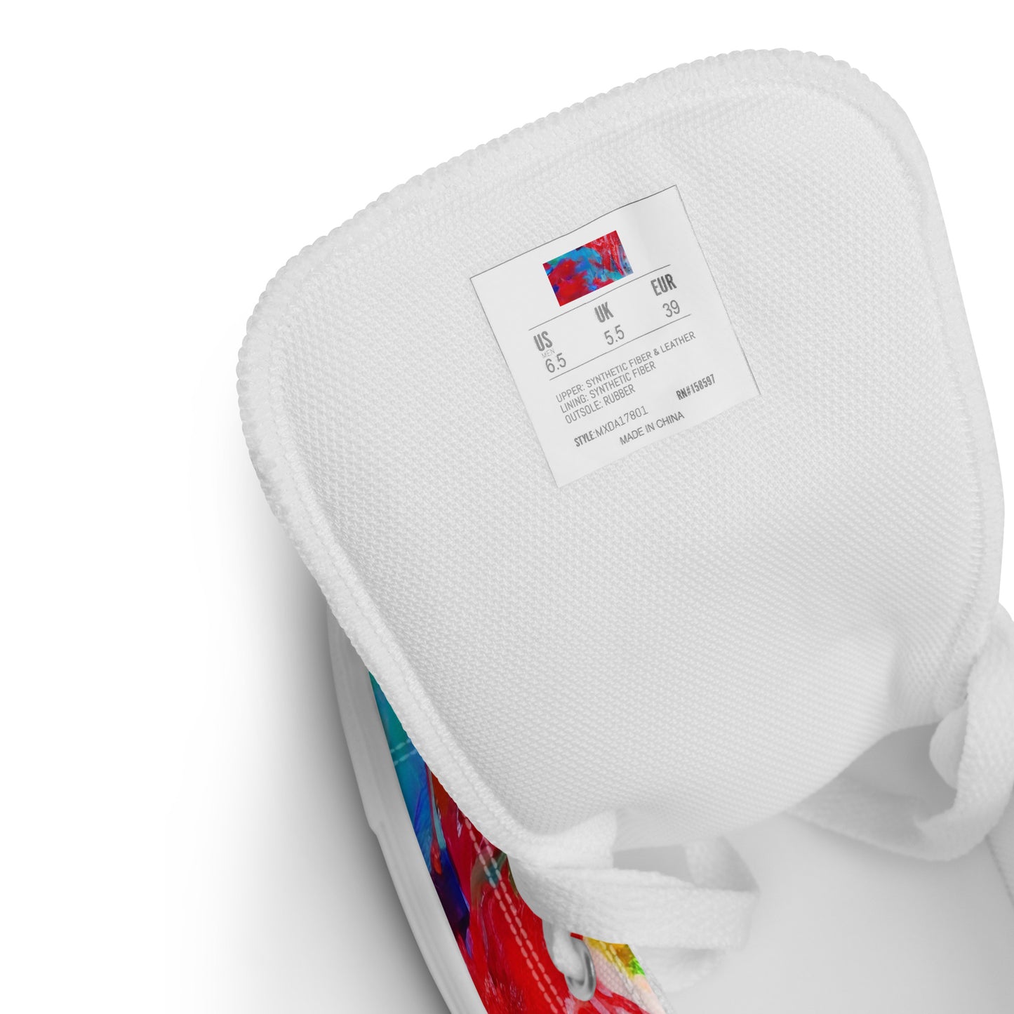 Women's High Top Canvas Shoes - Eclectic Breeze