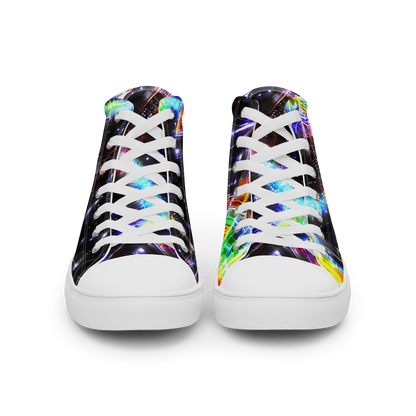 Women's High Top Canvas Shoes - Hirschl's Vortex