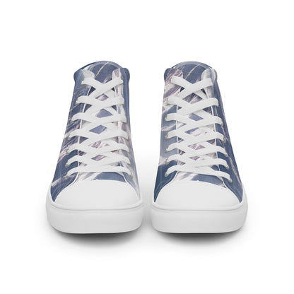 Men's High Top Canvas Shoes - Frosted Zenith