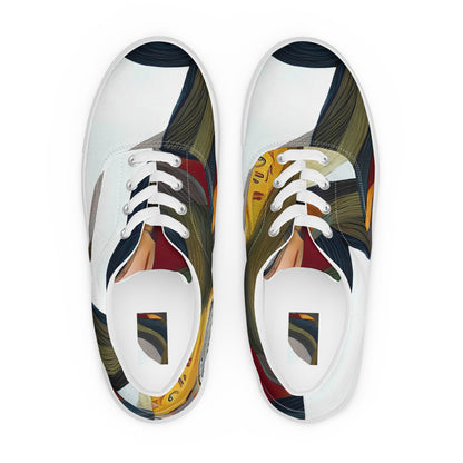 Women's Lace-Up Canvas Shoes - Analog Dreams