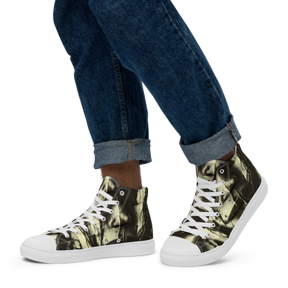 Men's High Top Canvas Shoes - Eclipse Veil