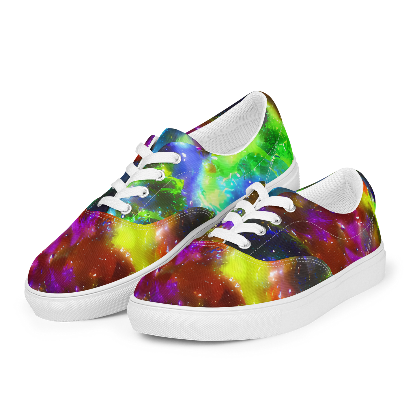 Women's Lace-Up Canvas Shoes - Neer Nebula