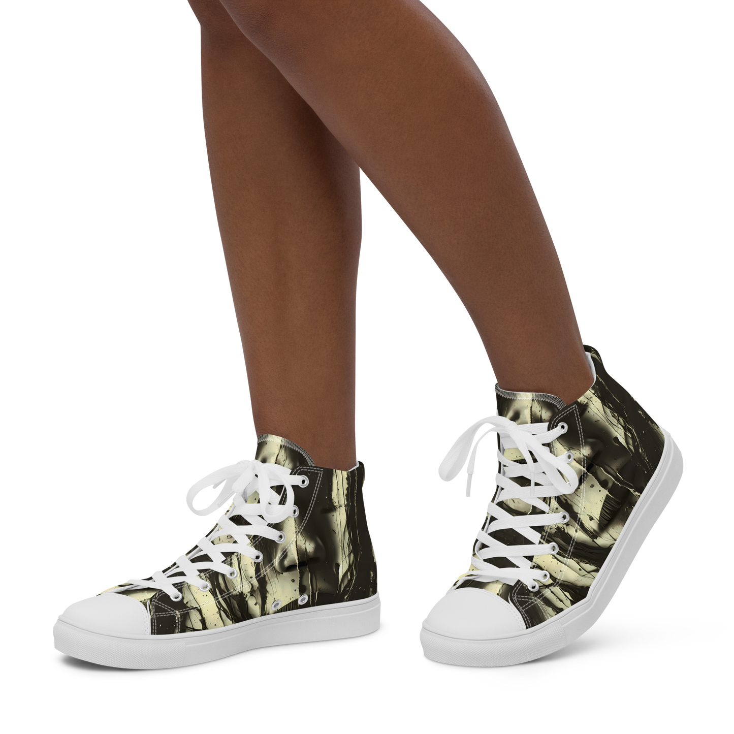 Women's High Top Canvas Shoes - Eclipse Veil