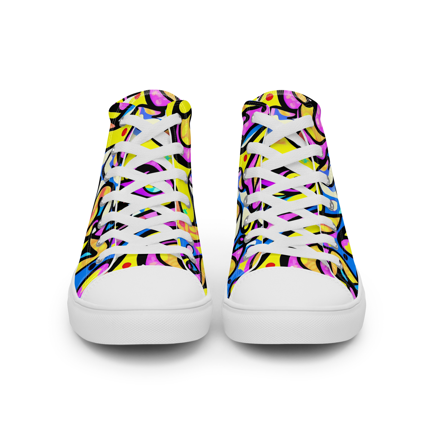 Women's High Top Canvas Shoes - Britto's Odyssey