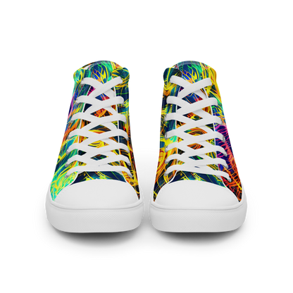 Men's High Top Canvas Shoes - Kapp's Kaleidoscope