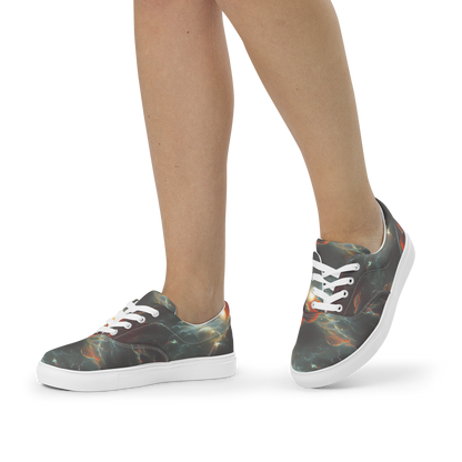Women's Lace-Up Canvas Shoes - Stellar Highlands