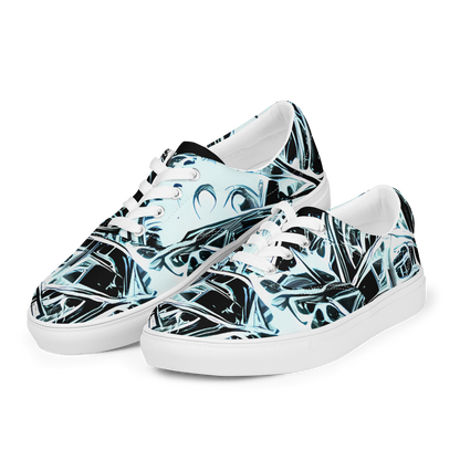 Women's Lace-Up Canvas Shoes - Frosted Infusion