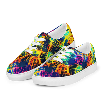 Women's Lace-Up Canvas Shoes - Kapp's Kaleidoscope