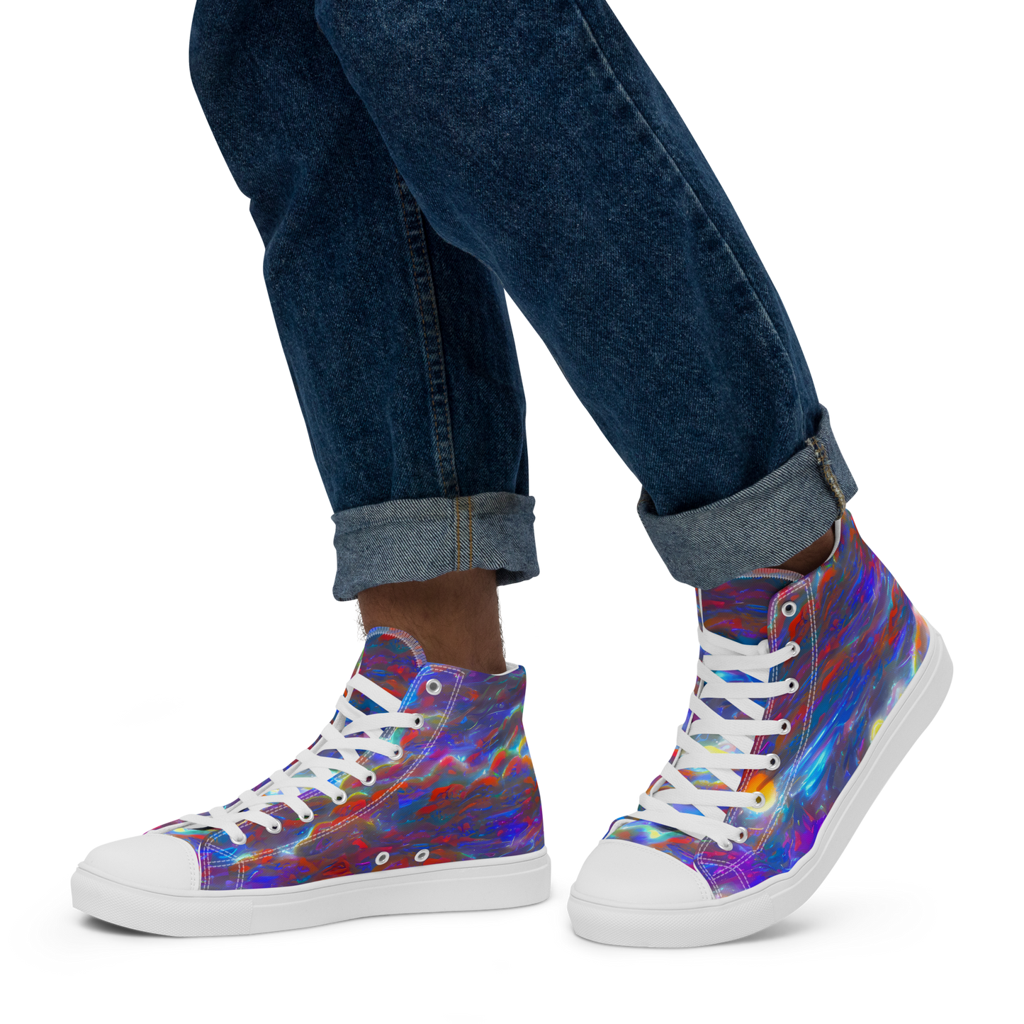 Men's High Top Canvas Shoes - Orion Ripple