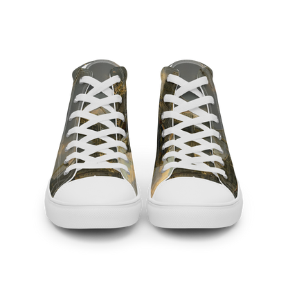 Men's High Top Canvas Shoes - Ethereal Armada