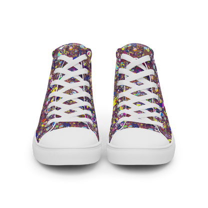 Women's High Top Canvas Shoes - Eyes of Enchantment