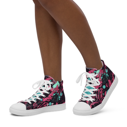 Women's High Top Canvas Shoes - Spectral Dreamer