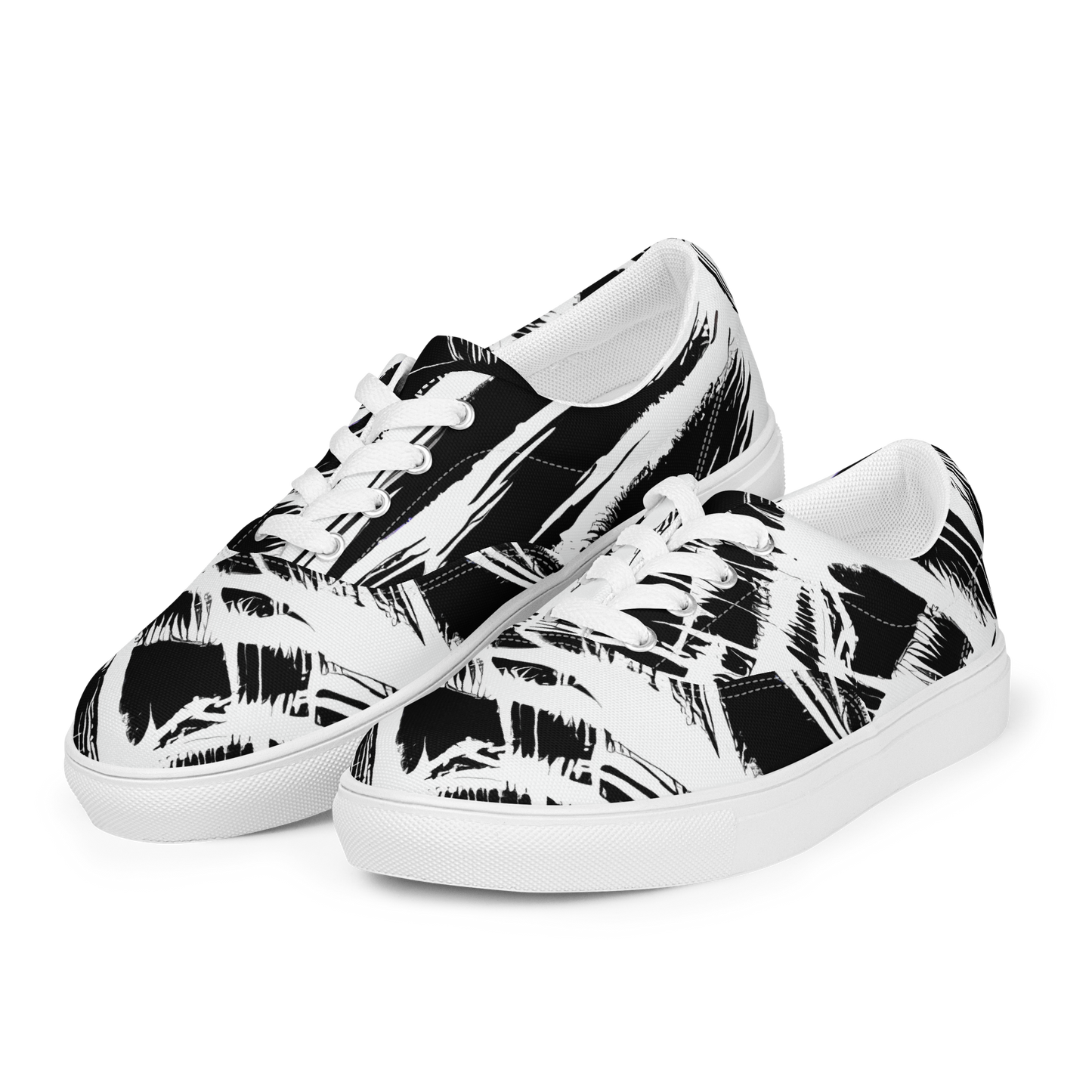 Women's Lace-Up Canvas Shoes - Silent Thunder