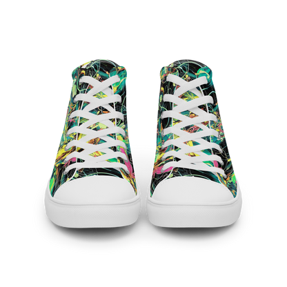 Women's High Top Canvas Shoes - Cyborg Whirl