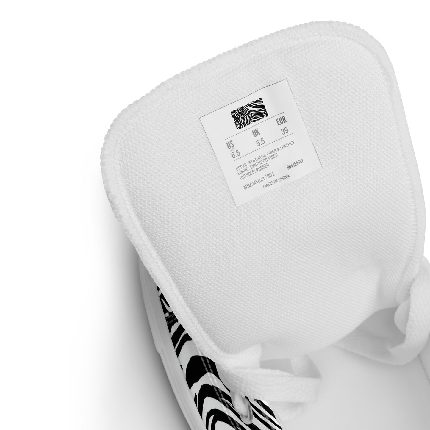 Women's High Top Canvas Shoes - Tidal Tangle