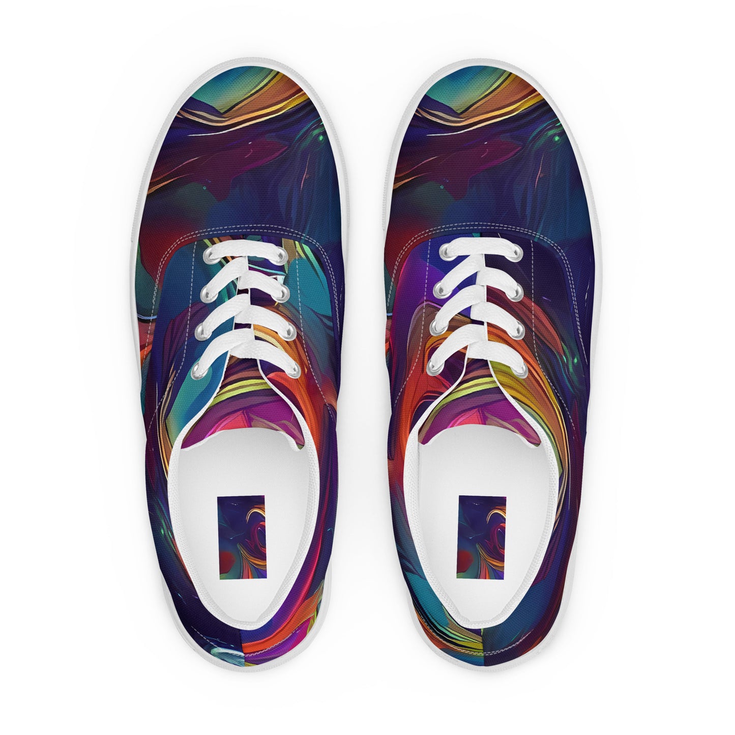 Women's Lace-Up Canvas Shoes - Chromalush