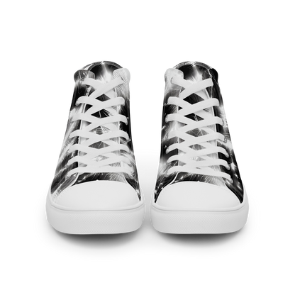 Women's High Top Canvas Shoes - Electric Nightfall