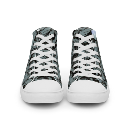 Men's High Top Canvas Shoes - Caruso Swirl