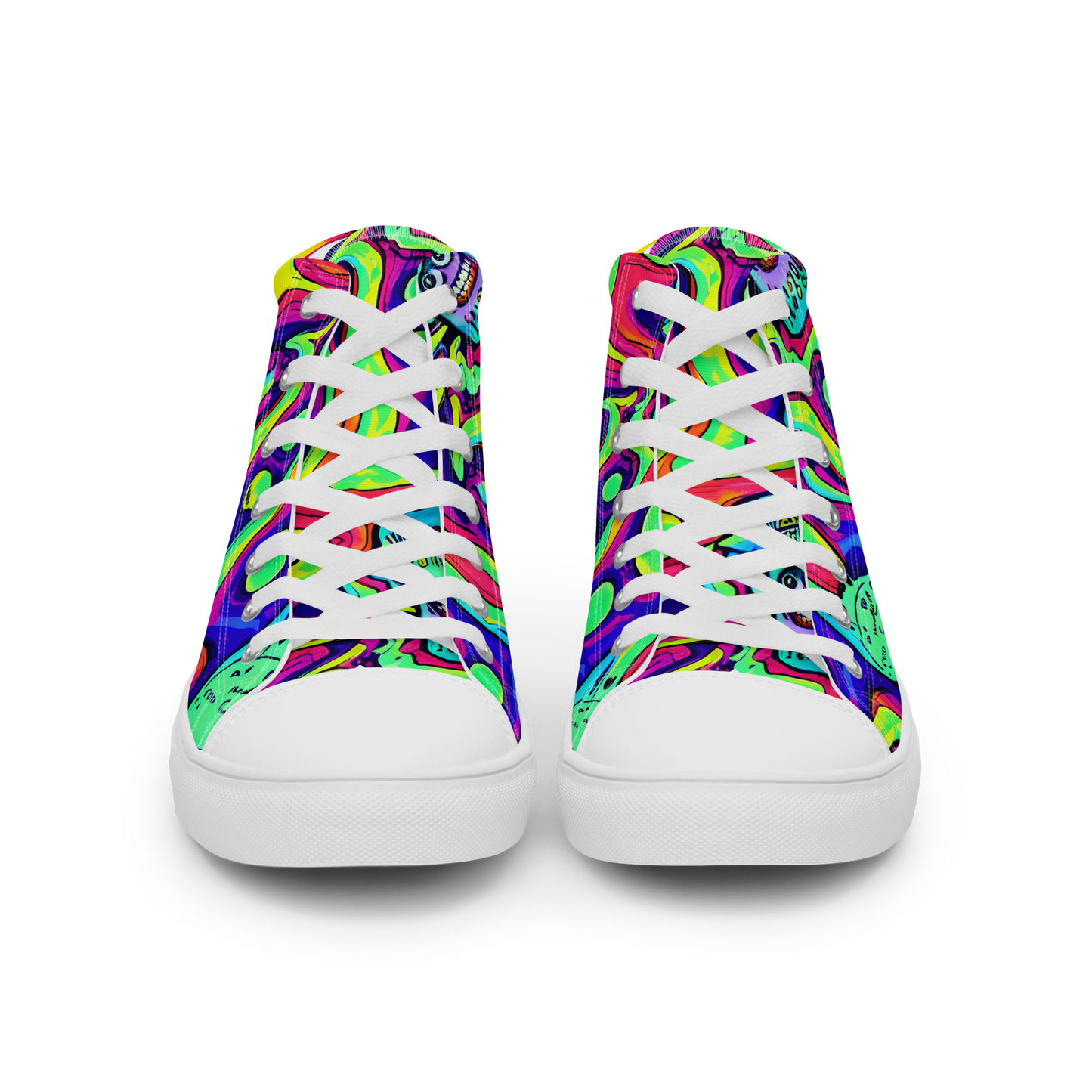 Women's High Top Canvas Shoes - Frizzled Spirits