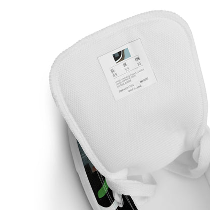 Men's High Top Canvas Shoes - Circuit Vision