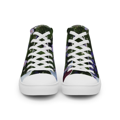 Women's High Top Canvas Shoes - Hip, Sharp Focus, Beautiful