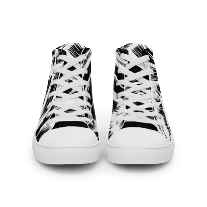 Women's High Top Canvas Shoes - Silent Thunder
