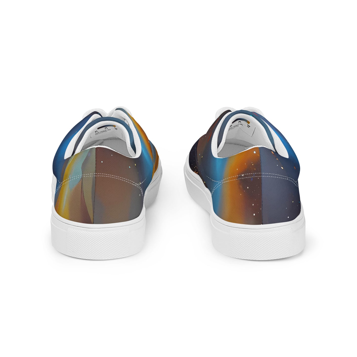 Men's Lace-Up Canvas Shoes - Chromatique Veil