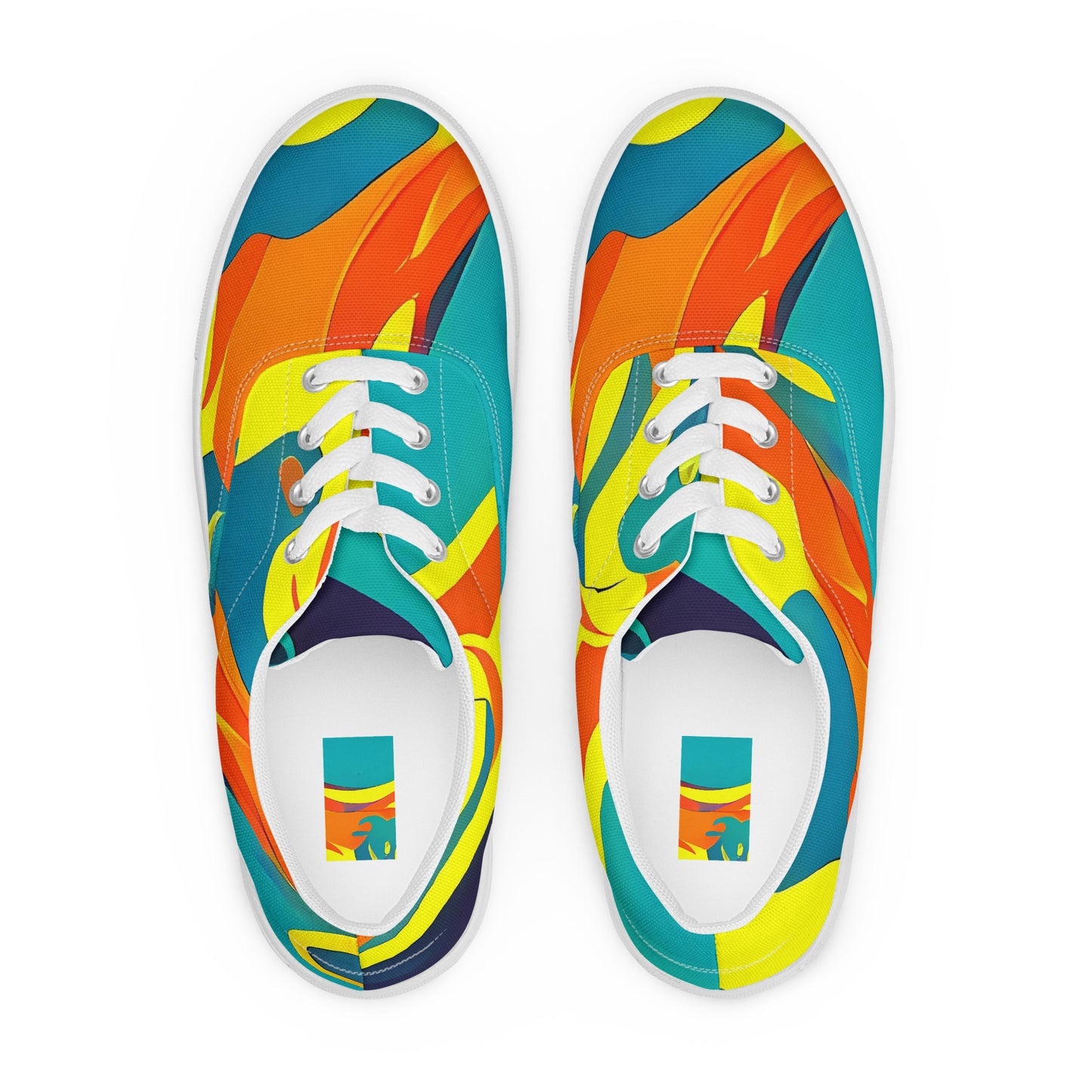 Women's Lace-Up Canvas Shoes - Mythic Maelstrom