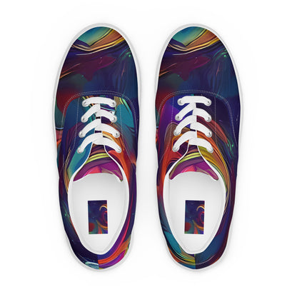 Women's Lace-Up Canvas Shoes - Chromalush
