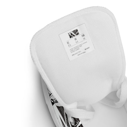 Women's High Top Canvas Shoes - Twilight Vortex