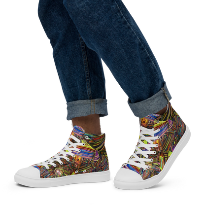 Men's High Top Canvas Shoes - Quantum Palette