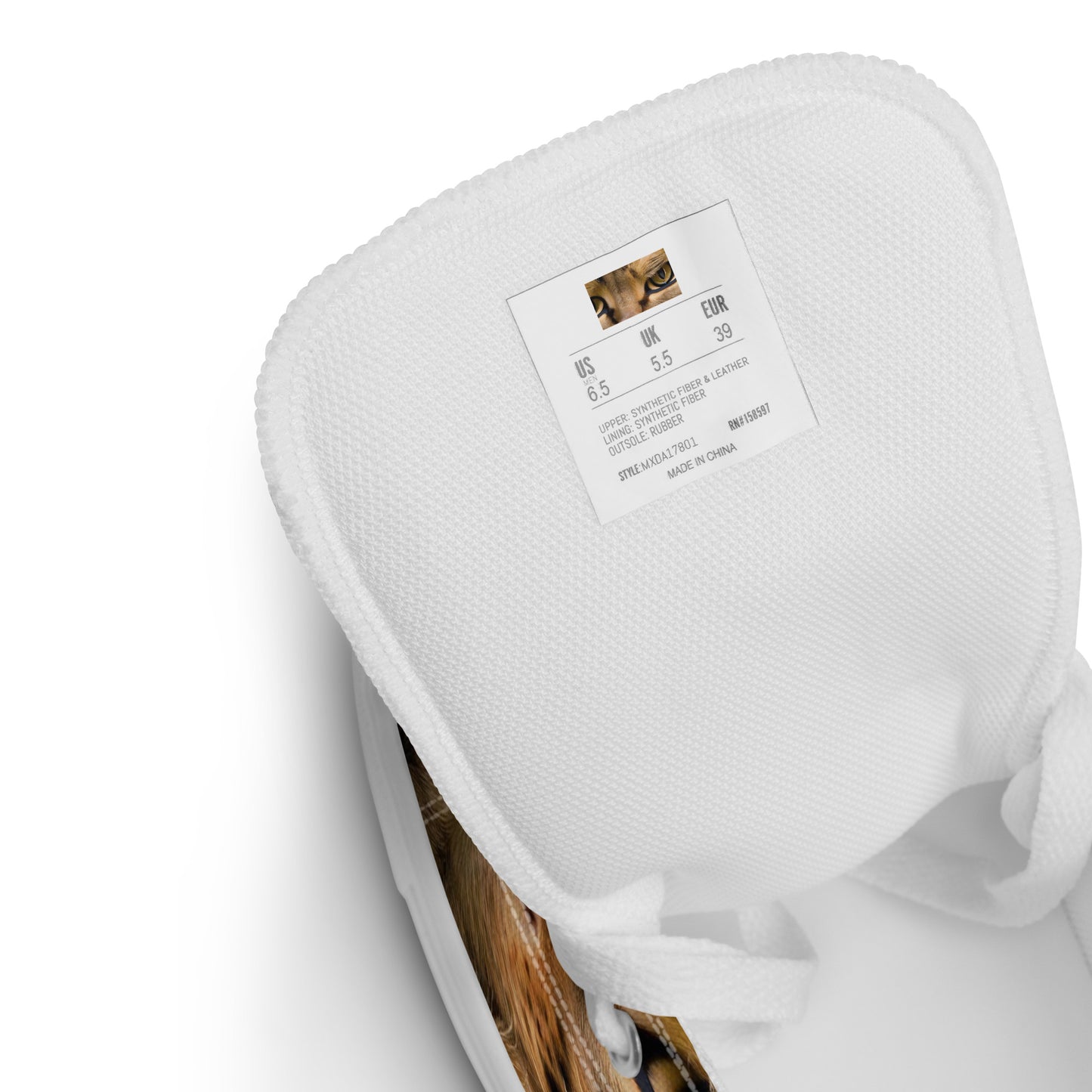 Women's High Top Canvas Shoes - Feline Whisper