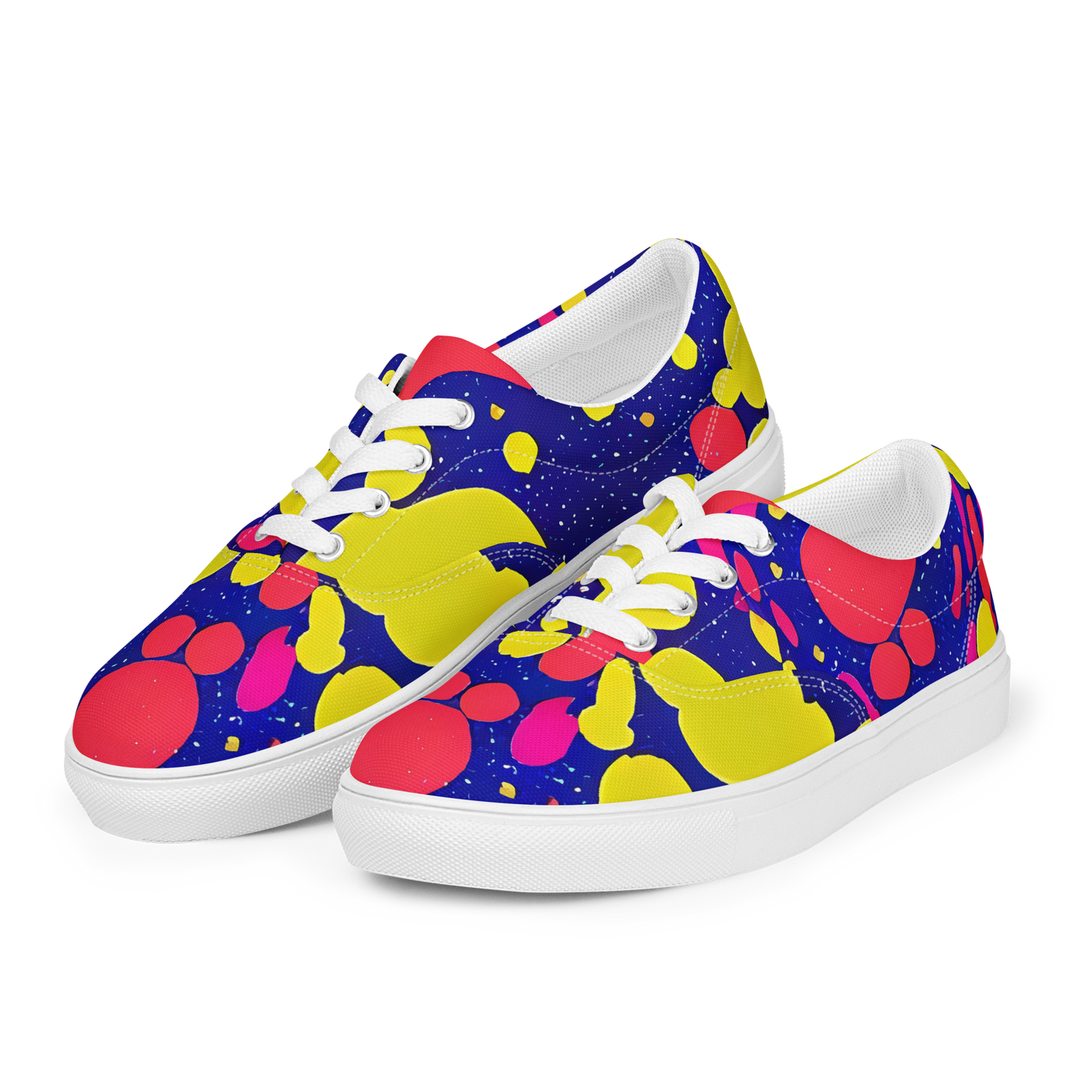 Women's Lace-Up Canvas Shoes - Void Visions