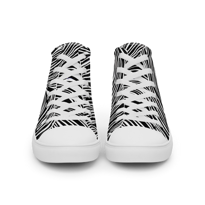 Women's High Top Canvas Shoes - Morgan's Strata