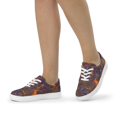 Women's Lace-Up Canvas Shoes - Pozzo Vortex