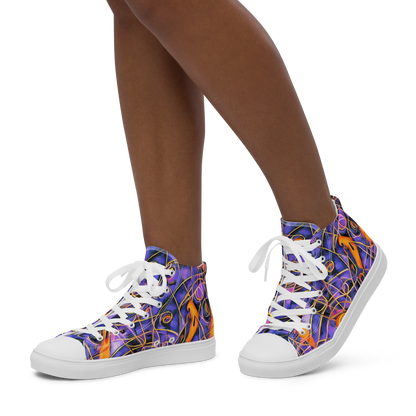 Women's High Top Canvas Shoes - Bailly's Twist