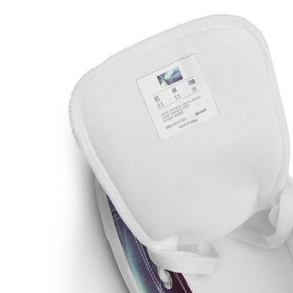 Women's High Top Canvas Shoes - Nihei Shimmer