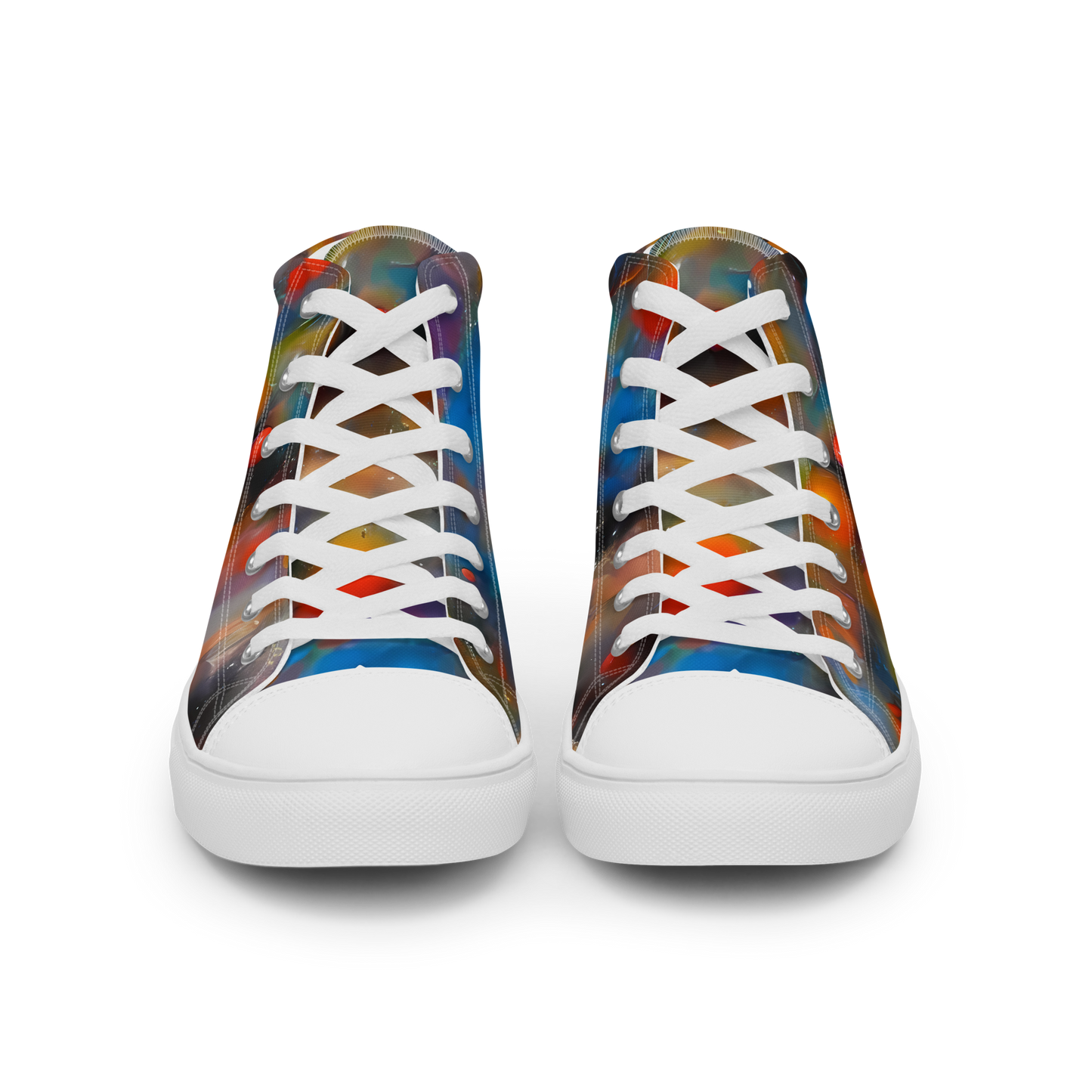 Women's High Top Canvas Shoes - Ethereal Eclat