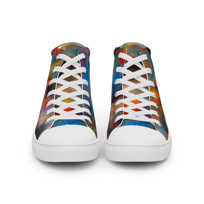 Women's High Top Canvas Shoes - Ethereal Eclat