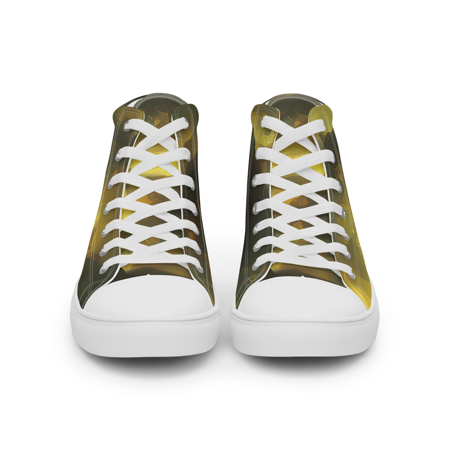 Men's High Top Canvas Shoes - Crimson Tide