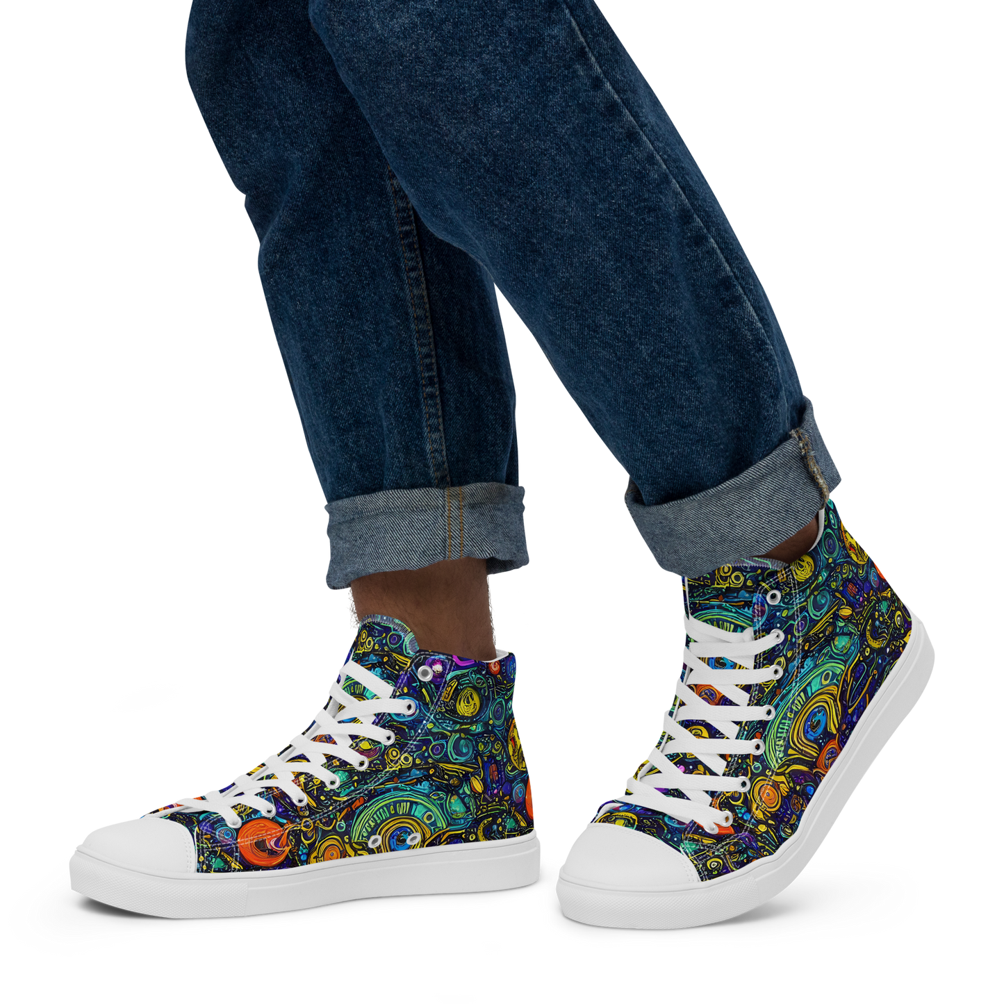 Men's High Top Canvas Shoes - Vasnetsov Vortex