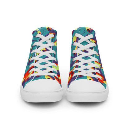 Men's High Top Canvas Shoes - Sailor's Mirage